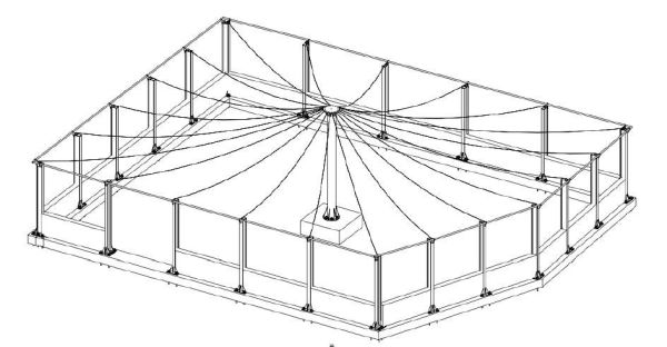 The proposed nursery with protection against preditors